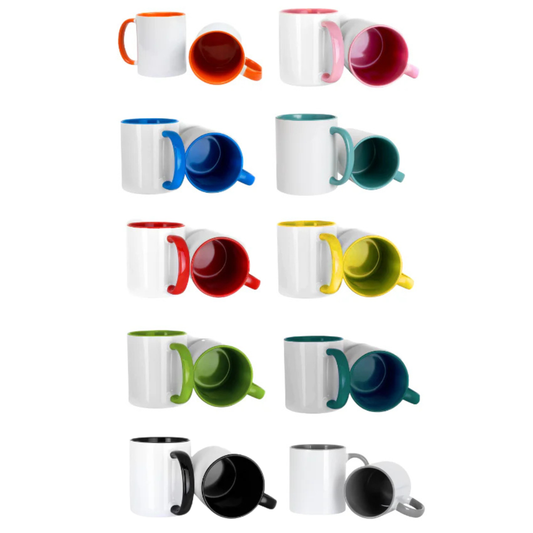 Ceramic 11oz Inner Colored Sublimation Mug