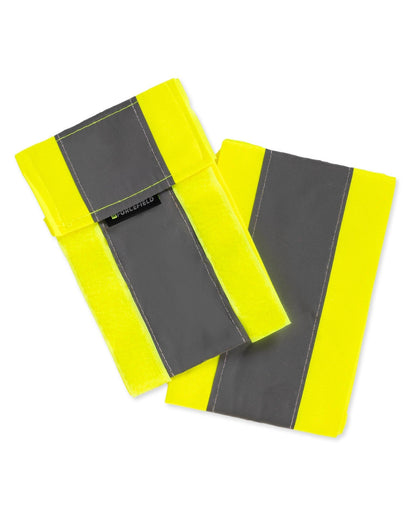 Hi-Vis Reflective Leg Bands - Lime detail