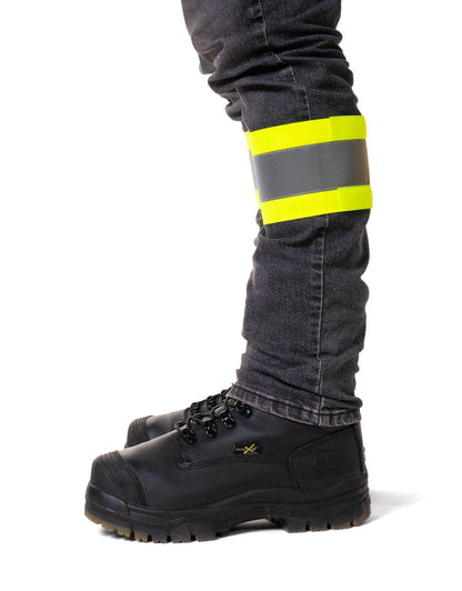 Hi-Vis Reflective Leg Bands - Lime