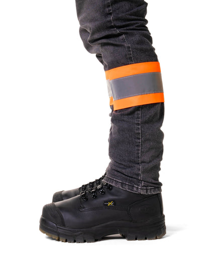 Hi-Vis Reflective Leg Bands - Orange