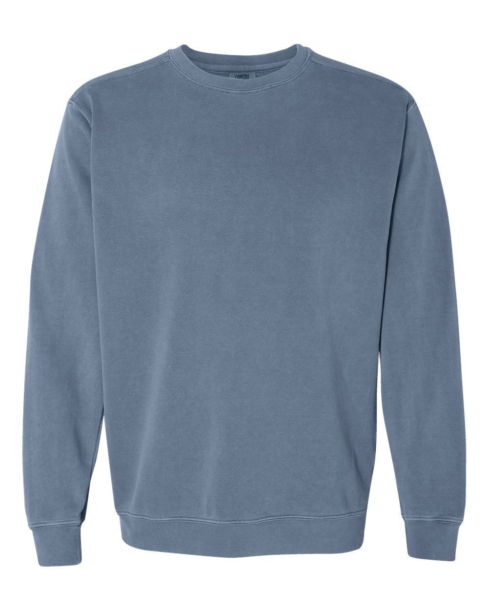Comfort Colors 1566 Garment-Dyed Crewneck Sweatshirt - Blue Jean