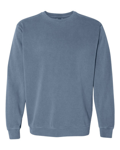 Comfort Colors 1566 Garment-Dyed Crewneck Sweatshirt - Blue Jean