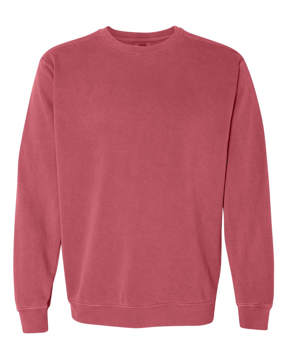 Comfort Colors 1566 Garment-Dyed Crewneck Sweatshirt - Crimson