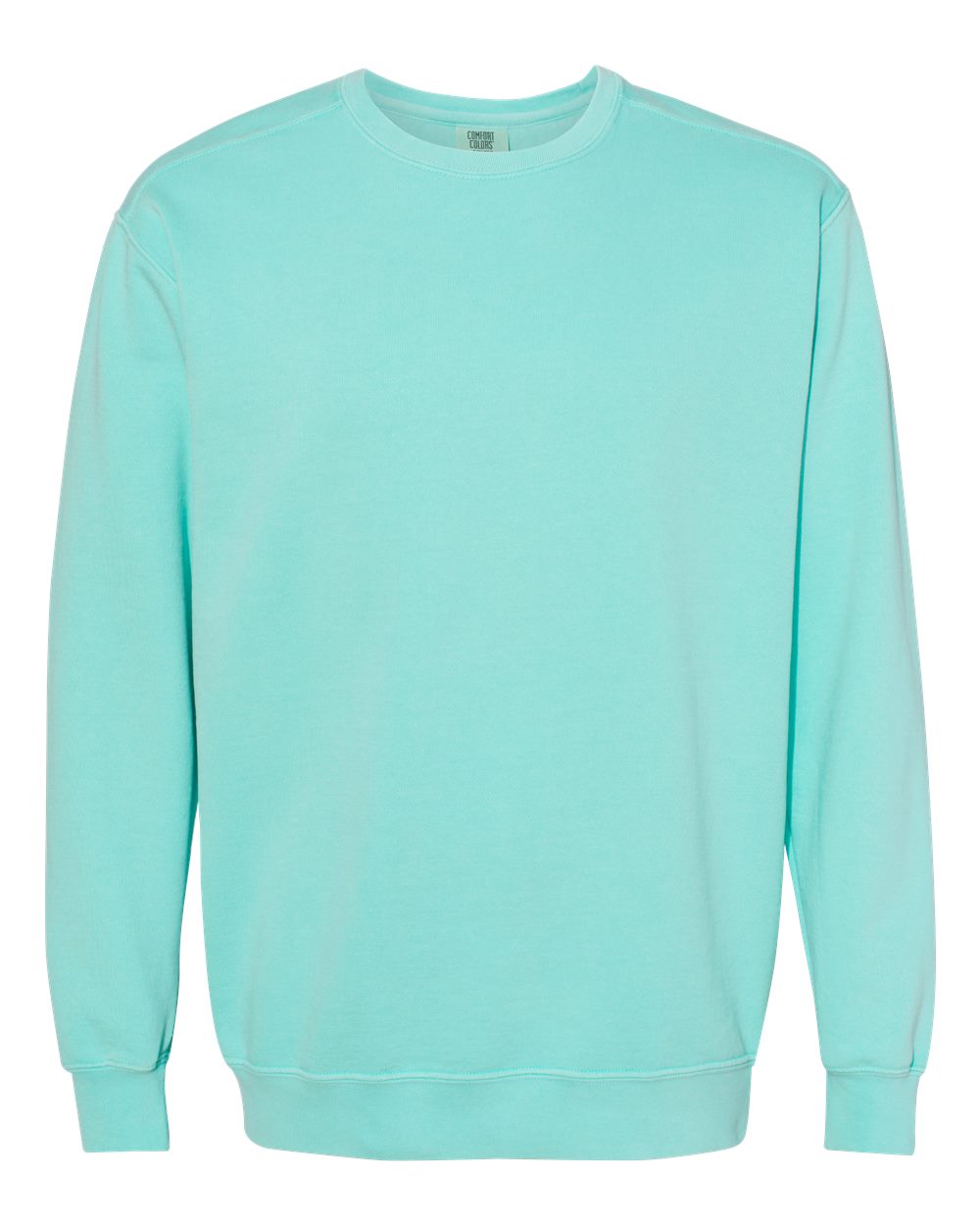 Comfort Colors 1566 Garment-Dyed Crewneck Sweatshirt - Chalky Mint