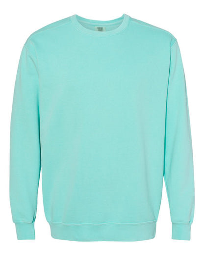 Comfort Colors 1566 Garment-Dyed Crewneck Sweatshirt - Chalky Mint