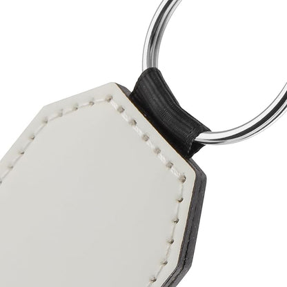 Sublimation Rectangle Leather Keychain