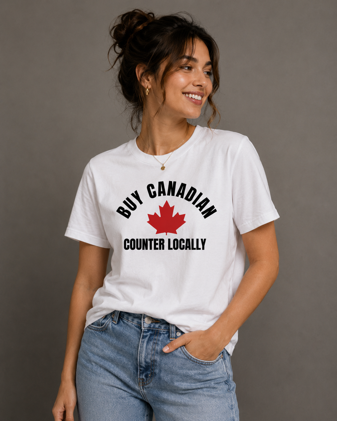 Buy Canadian. Counter Locally. T-Shirt