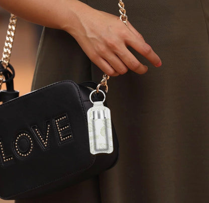 Sublimation Rubber Keychain with Holder