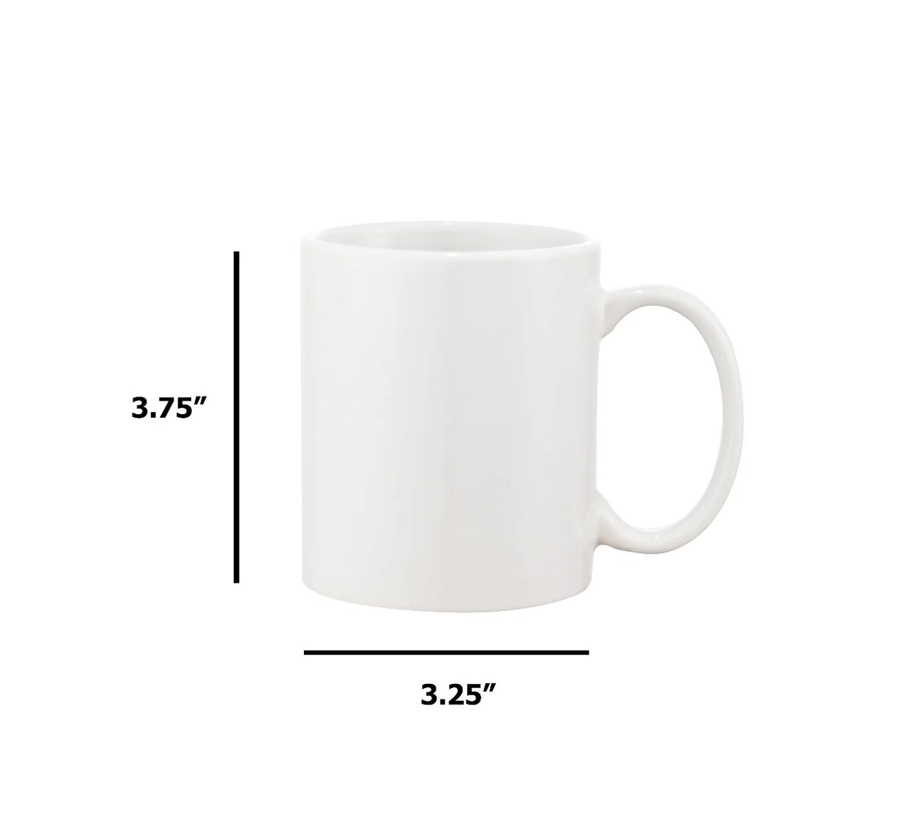 Ceramic 11oz Sublimation White Mug