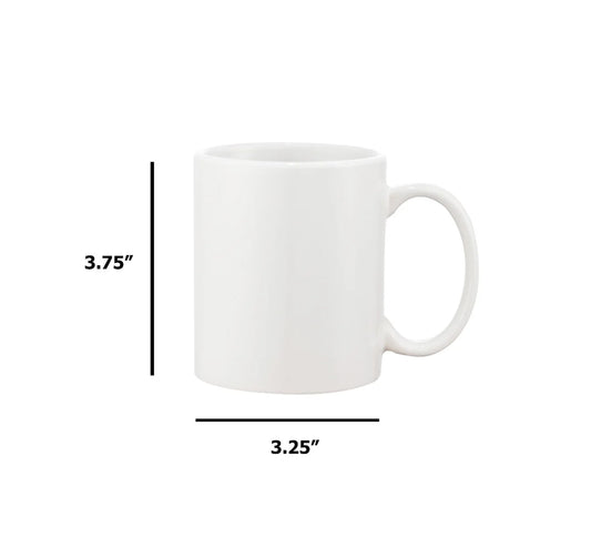 Ceramic 11oz Sublimation White Mug