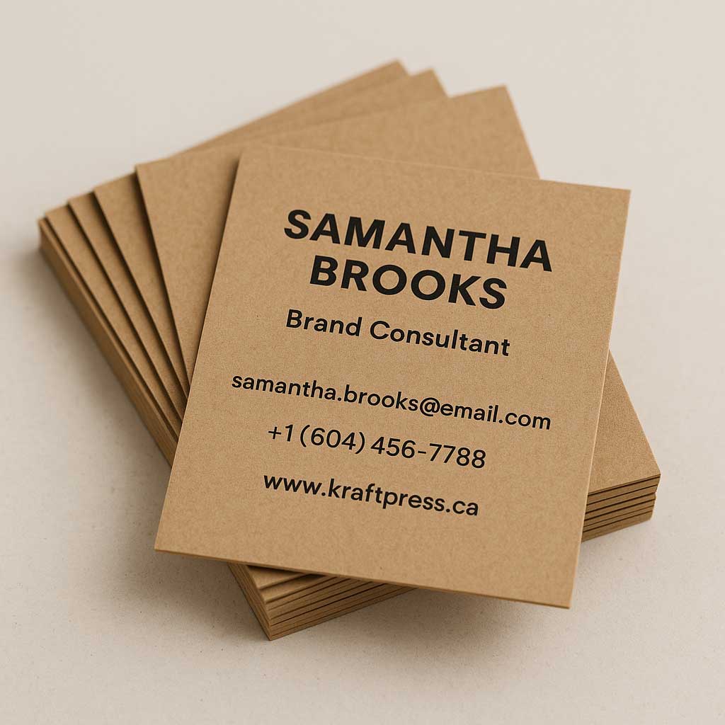 Kraft Business Cards