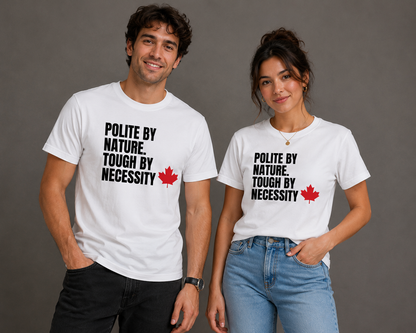 Polite By Nature. Tough By Necessity. T-Shirt
