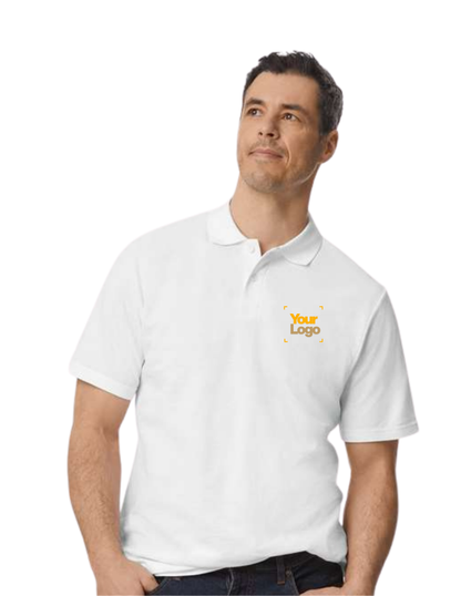 Gildan Softstyle Piqué Polo with custom logo – bulk custom polos, Power Print Vancouver