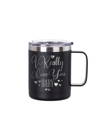 Engraving 10oz/300ml Powder Coated Stainless Steel Mug
