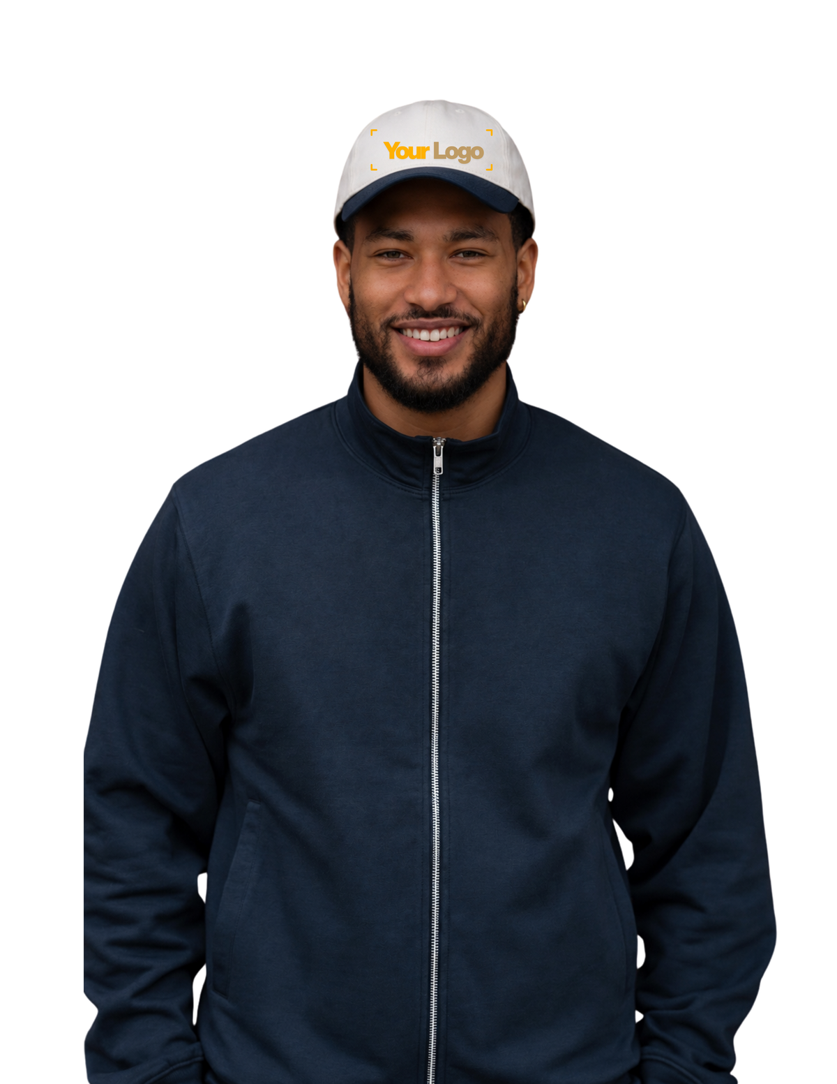 KOI Two Tone Unstructured Snapback with custom logo – bulk custom hats, Power Print Vancouver