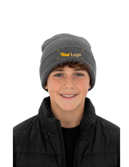 ATC Everyday Knit Cuff Youth Toque with custom logo – bulk custom hats, Power Print Vancouver