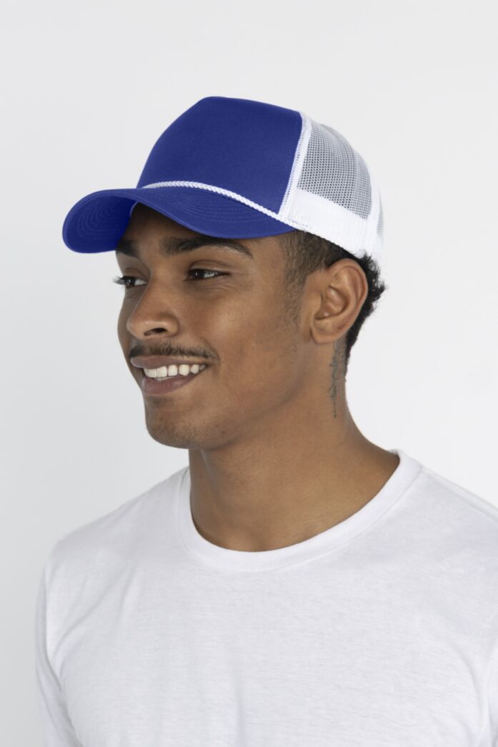 C1343 – Model wearing Royal/White