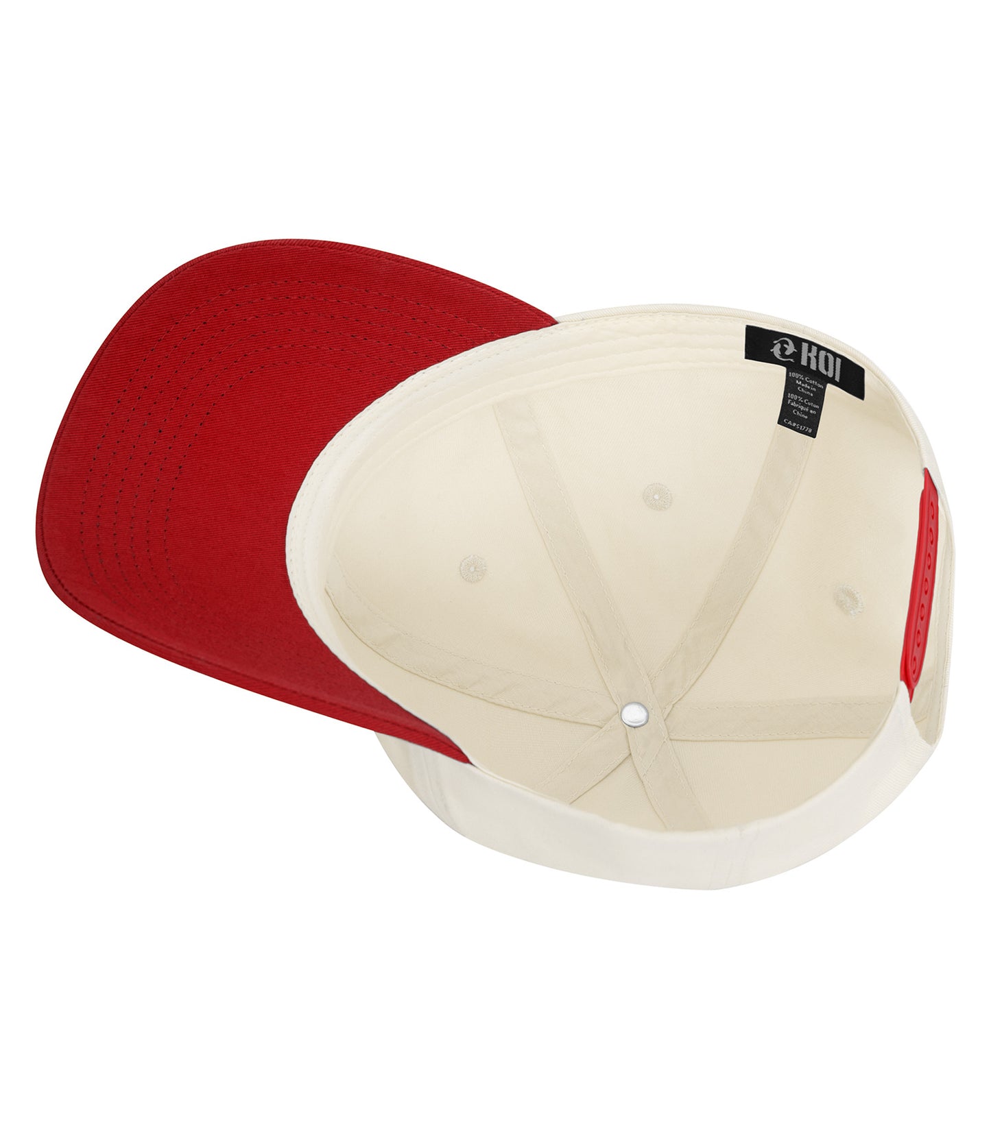 KOI1830 Natural/Scarlet Red – Inside