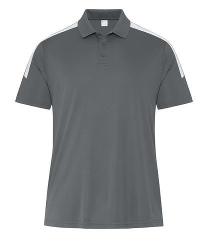 ATC S3560 Pro Club Polo - Coal Grey/White