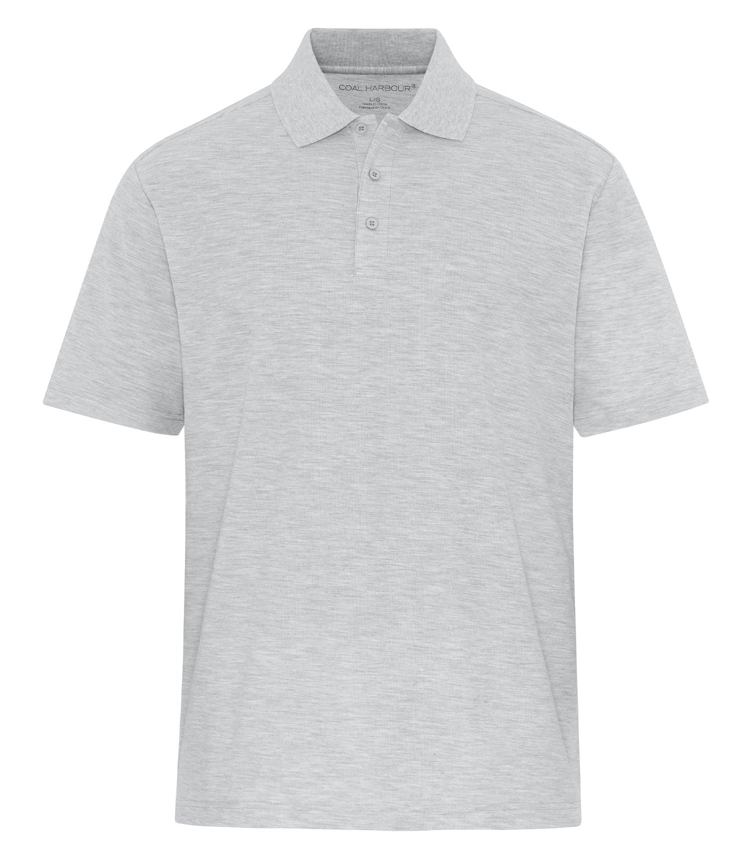 Coal Harbour S4046 Everyday Blend Polo - Athletic Grey