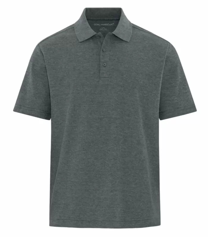 Coal Harbour Everyday CVC Polo - Dark Heather Grey