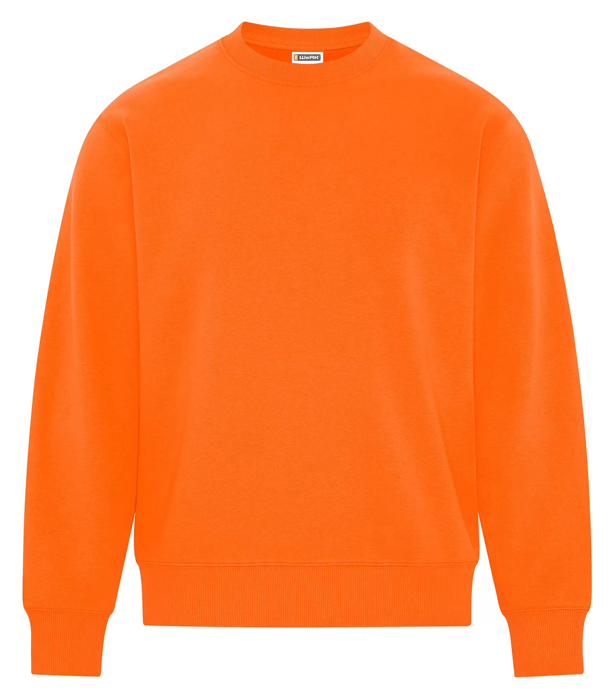 ATC WeRK Heavyweight Fleece Crewneck Safety Orange