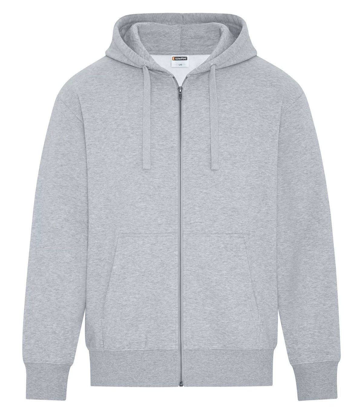 ATC WeRK Full Zip Hoodie - Athletic Grey