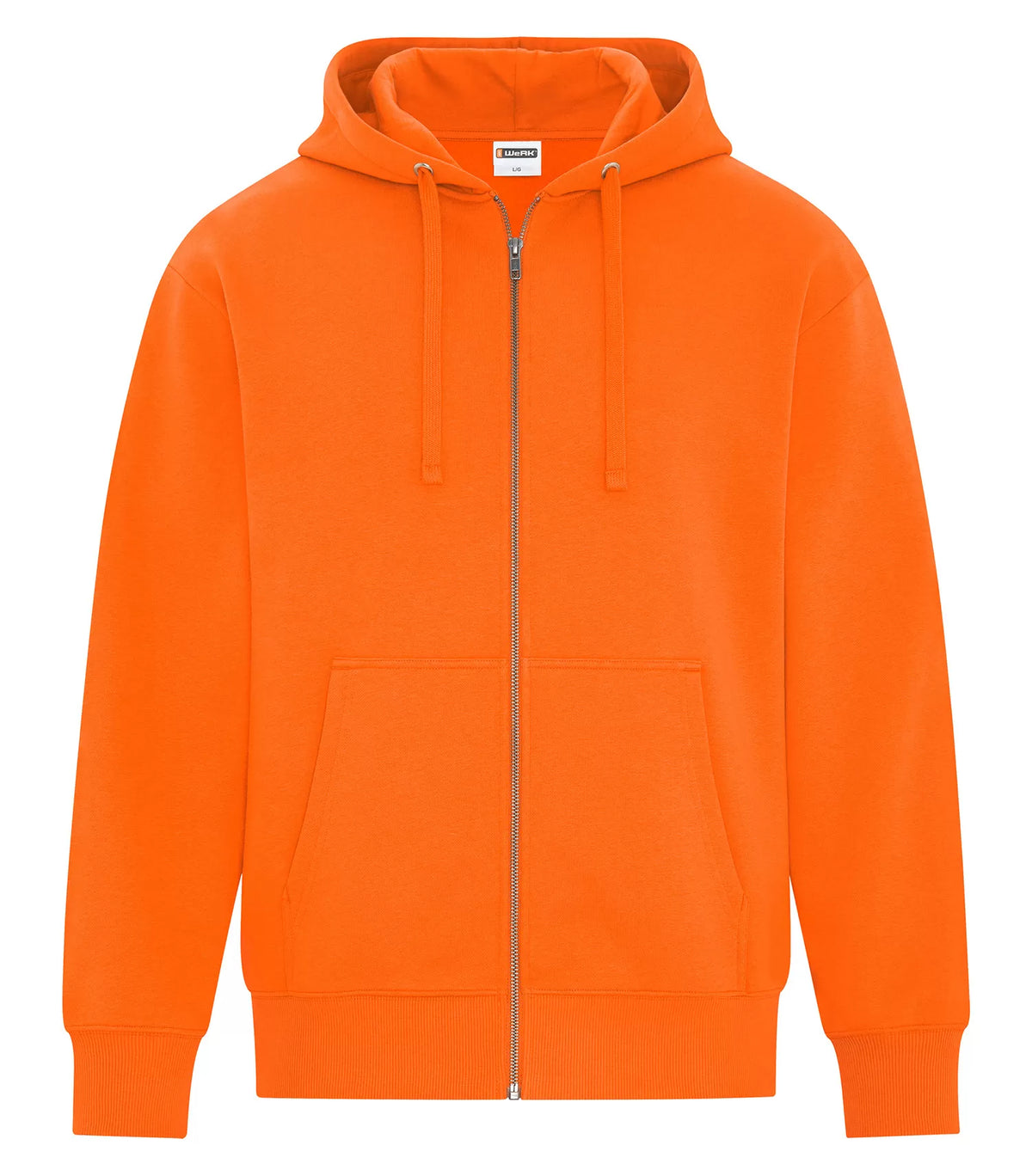 ATC WeRK Full Zip Hoodie - Safety Orange